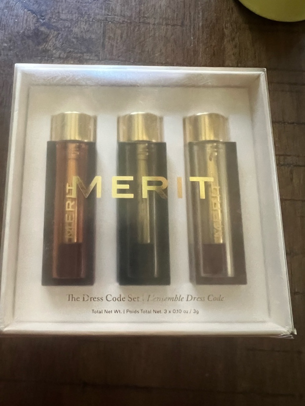 MERIT The Dress Code Set — Women’s Lipstick in Bespoke, Black Tie and Du Jour